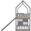 Twin Over Twin House Bunk Bed With Convertible Slide, Storage Staircase Can Be Placed Left Or Right - Gray - Image 7