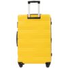 Luggage With Tsa Lock Spinner Wheels Hardside Expandable Luggage Travel Suitcase Check In Luggage ABS 28" - Yellow - Image 3