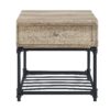Brantley - End Table - Oak / Sandy Gray - Image 3