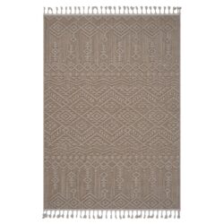 Guros - 4' X 6' Traditional Indoor / Outdoor Area Rug - Natural
