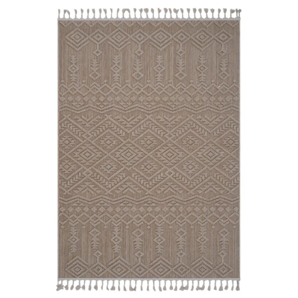 Guros - 4' X 6' Traditional Indoor / Outdoor Area Rug - Natural