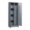 Metal Storage Cabinets, Cleaning Tool Cabinet With Locking Door, Tall Broom Tool Organizer And Storage, Large Storage Cabinet For Kitchen - Gray - Image 17