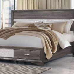 Ryder - Queen Bed Sparkle- Gray