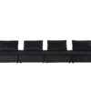 Anna - Velvet 4 Piece Sectional Sofa - Black - Image 3