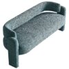 75.59" Wide Boucle Upholstery Modern Sofa For Living Room - Green - Image 6