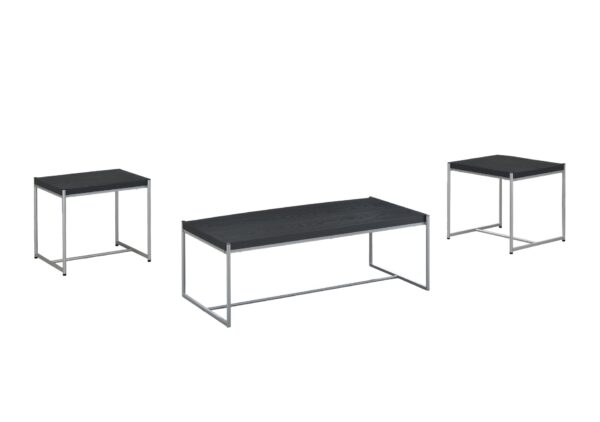 Lennox - 3 Piece Coffee And End Table (Set of 3) - Black