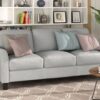 3 Seat Sofa Living Room Sofa - Light Gray - Image 8