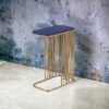 Aviena - Display & Utility Functioned Accent Table - Blue / Gold - Image 6