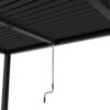 10 x 19 Ft Louver Pergola Frame & Louvers - Black - Image 7