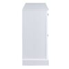 Kitchen Sideboard Storage Buffet Cabinet With 2 Drawers & 4 Doors Adjustable Shelves For Dining Room, Living Room - White - Image 11