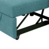 3 In 1 Sofa Bed Chair, Convertible Sleeper Chair Bed, Adjust Backrest Into A Sofa, Lounger Chair, Single Bed, Modern Chair Bed Sleeper For Adults - Teal - Image 12