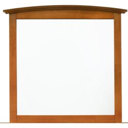 Elegant Wall Mirror - Oak