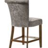 Auggie - Fabric Counter Height Chair With Nailhead Trim - Gray - Image 2