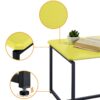 GT - 3 Piece Carbon Fiber Wrap Coffee Table And End Table (Set of 3) - Yellow - Image 5
