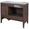 Bathroom Vanity Base Only, Solid Wood Frame And MDF Boards - Brown - Image 6