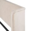 Queen Size Storage Upholstered Platform Bed With Wingback Headboard And A Big Drawer - Beige - Image 5