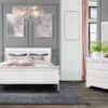 Charlston - King Bed With LED - White - Image 6