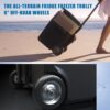 Car Freezer Portable Refrigerator Freezer With App Control And 6'' Off-Road Wheels, 12V, 45W Cooler Freezer, Low Noice - Antique White / Gray - Image 7
