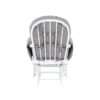 Mason - Glider And Ottoman White Wood - Oyster Fabric - Image 5