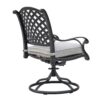 Durable Outdoor Dining Swivel Rockers With Cushions (Set of 2) - Sandstorm - Image 4