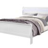 Charlston - King Bed With LED - White - Image 2
