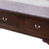 Louis Phillipe - Queen Panel Storage Bed - Cappuccino - Image 2