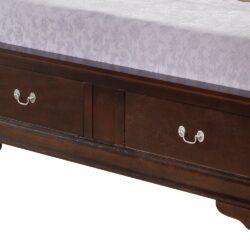 Louis Phillipe - Full Panel Storage Bed - Cappuccino