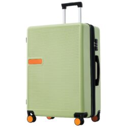 Contrast Color Hardshell Luggage 28" Expandable Spinner Suitcase With Tsa Lock Lightweight - Green