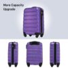 Hardshell Luggage Sets 20" / Bag Spinner Suitcase With Tsa Lock Lightweight - Purple - Image 5