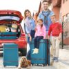 Hardshell Luggage With Tsa Lock, 28" Expandable Lightweight Suitcase With Spinner Wheels, Single Vintage Luggage - Blue - Image 8