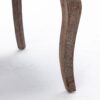 Ultra Side Dining Chair,Thickened Fabric Chairs With Neutrally Toned Solid Wood Legs, Bronze Nail Head (Set of 2) - Beige - Image 11