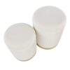 Marla - Contemporary Nesting Pleated Ottoman Set - Gold / Cream - Image 5