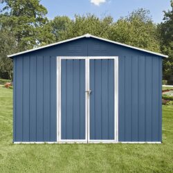 10'x12' Garden Sheds Outdoor Storage Sheds - Blue