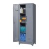 Metal Storage Cabinets, Cleaning Tool Cabinet With Locking Door, Tall Broom Tool Organizer And Storage, Large Storage Cabinet For Kitchen - Gray - Image 13