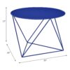 Epidia - Display & Utility Accent Table - Blue - Image 8