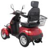 Electric Mobility Scooter With Big Size, High Power - Red - Image 5