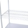 20" 6 Tier 6000Lbs Capacity Nsf Metal Shelf Wire Shelving Unit, Heavy Duty Adjustable Storage Rack With Wheels & Shelf Liners For Commercial Grade Utility Steel Storage Rack - White - Image 11