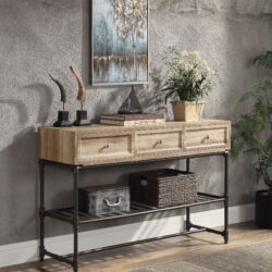 Brantley - Sofa Table - Oak / Sandy Gray