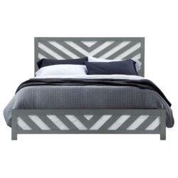 Rush - King Bed - Gray