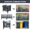 3.5 X 3.5 Ft Air Conditioner Fence For Outdoor Units, Metal Privacy Fence Cover, Perfect To Conceal Air Conditioning Units - Charcoal - Image 7