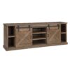 Farmhouse - TV Stand Console For TVs Up To 95" - Barnwood - Image 3
