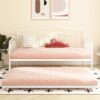 Fox - Twin Daybed With Twin Trundle - White - Image 12