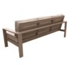 6 Piece Sofa Seating Group With Cushions, Wood Grained - Light Brown - Image 9