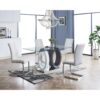 Royce - Dining Table Ecom - White / Gray - Image 5