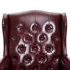 Executive Office Chair, High Back Reclining Comfortable Desk Chair With Smooth Glide Caster Wheels - Burgundy - Image 7