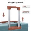 Hardshell Luggage Sets 3 Pieces Spinner Suitcase With Tsa Lock Lightweight 20≈24" 28" - Green - Image 3