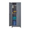 Metal Storage Cabinets, Cleaning Tool Cabinet With Locking Door, Tall Broom Tool Organizer And Storage, Large Storage Cabinet For Kitchen - Gray - Image 22