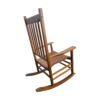 Balcony Porch Adult Rocking Wood Chair - Brown - Image 5
