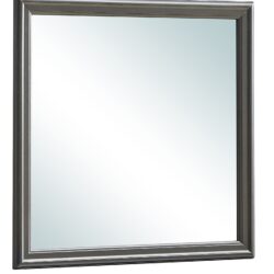 Elegant Transitional Mirror - Metalic Black
