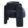 Boucle Upholstery Modern Sofa For Living Room - Dark Gray - Image 10